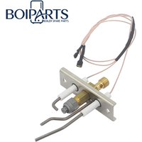 Zespół palnika pilotowego kotła gazowego z elektrodą zapłonową, czujnikiem płomienia i termoparą do Bosch Junkers Supraline 87290125300