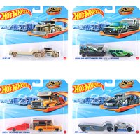 Hot Wheels Car TRACK FLEET Volvo 240 Drift Camper Chevy Silverado Driftcation 1/64 Metal Die-cast Model Toy HYT56