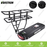 Varstrom Ebike Gepäckträgerbatterie 48 V 36 V 17,5 Ah 20,8 Ah 18650 Zellen-Lithium-Akku für BAFANG Tongsheng Motor Ebike Kit
