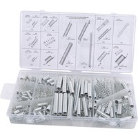 200pcs Spring Assortment Set Compression Extension Springs for Repairs Coil Spring Tension Spring Pressure Kit With Storage Box