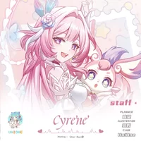 Honkai: Star Rail colleagues Cyrene ambitus 75mm badge Acrylic coaster standing sign cartoon quadratic element collect gift