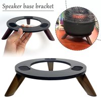 For Harman Kardon Speaker Base Bracket Solid Wood Base Thickened Non-slip Solid Wood Desktop Shock-absorbing Audio Stand