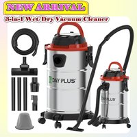 Wet-Dry Vacuums Cleaner 3-in-1 1200W 20L Bagless with HEPA Filter Power Tools with Blow Fuction