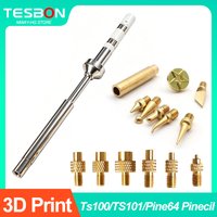TS100 TS101 PIne64 PInecil V1 V2 Soldering Iron Tip Insert Internal Thread Head M2-M8 Brass Hot Melt Insert Nut Insertion