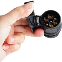 European 13 to 7 Pin Trailer Adapter Connector Plug Convert Mini Towing Socket Wiring Harness Truck RV Parts Dropshipping