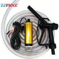 Electric Transfer Pump 12V 24V For Diesel Sewage Water Oil Car Outdoor Camping Fishing Portable Submersible Transfer Pump 51MM