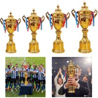 37/42/47/52cm Metal Trophy Large Size Metal Model Competition Trophy Customizable Design Gold Color Winner Award Trophy