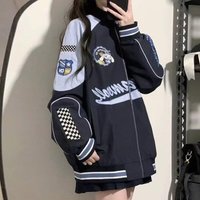 Hot Y2K Clothes Anime Kawaii Woman Spring Fall Coat Fashion Comfortable Soft Warm Cartoon Kawaii Girly Jacket Sweet Student Tops