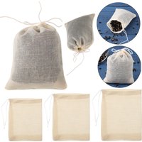 20pcs/Lot Tea Bags Disposable Tea Filter Bags Cotton Gauze Tea Bag with String Heal Seal for Coffee Herb Loose Tea Infuser