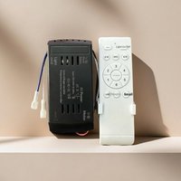 Quiet Low Voltage Ceiling Fan Remote Control with 6 Speed Receiver Set for Living Room Bedroom Energy Efficient Operation