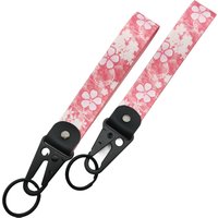 Car Motorcycle Keyring Nylon Strap Key Chain Racing Keychain Ring Strap Wrist Key Chain Holder Accessories FOR Toyota Honda VW