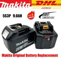 Makita 18V batter Baterie for Makita 18V 5.0Ah6.0Ah 9.0Ah rechargeable battery, Makita BL1840 BL1830B power tool battery