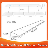 Threshold Bars Step Ramp Climbing Mat For Xiaomi Roborock iRobot Roomba ILIFE Ecovacs Deebot Robot Vacuum Sweeper Parts