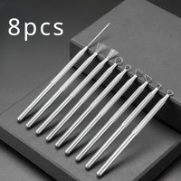 6/8pcs Ceramic Trimming Tools - Aluminum Rod, Trimming Knife, Sculpture, Scraper, Clay Sculpture, Precision Sculpture, Oil Mud