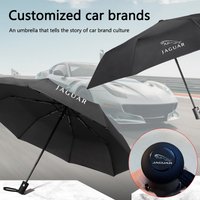 Keyring Car Folding Umbrella Portable Sunshade for Jaguar XF XJ-S XJ-6 X-Type XE S-Type F-PACE F-Type XK8 XK XKR XFR Accessories