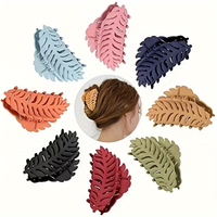 Luxury hairpin, leaf-shaped hair accessory, women's hairpin, claw-shaped hairpin, suitable for festivals