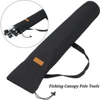 Multipurpose Waterproof Thickening Oxford Fishing Bag Fishing Rod Large Canopy Pole Tool Storage Bag Case Fishing Gear Organizer