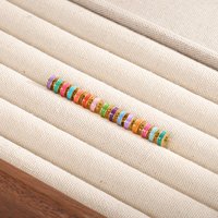 Colorful Enamel Round Stainless Steel Spacer Beads Gold Plated Mixed Color Loose Beads Diy Bracelet Necklace Jewelry Hot Selling