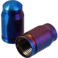 AliExpress NONE 2Pcs Strong Titanium Alloy Bike Tire Dust Caps Air Nozzle Covers for Road Bike Valve Protection Corrosion Resistant Sleek