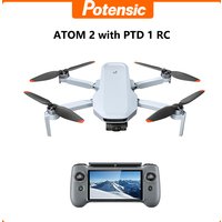 Potensic ATOM 2 Drone with PTD 1 Remote Control 4K Video, 8K Photo, 2.7K Vertical Shoot Camera Drones, Max 10KM, AI Night Shot