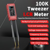 ZOYI ZT-MD2 LCR Tweezer: Auto-ID, measures voltage/resistance/frequency(100KHz), continuity test. For electronics repair