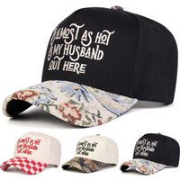 Unisex AS MY HUSBAND Embroidery Baseball Caps Spring Autumn Outdoor Adjustable Casual Hats Sunscreen Hat Sports Cap