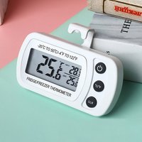 1/2PCS Digital Freezer Room Thermometer with Hook Max/Min Record Refrigerator Thermometer Temperature Monitor Kitchen Gadgets