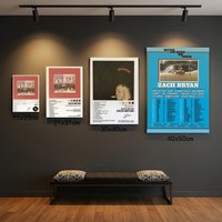 Z-Zach Bryan Poster Premium PP Wall Decal - Peel & Stick, HD Print, Waterproof Home Decor