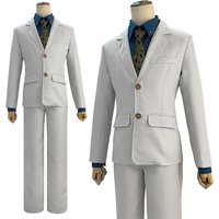 HOLOUN Jujutsu JJK Manga Anime Nanami Kento Cosplay Costume Wig Suit Vest Pants Uniform Rose Net Synthetic Halloween Christmas