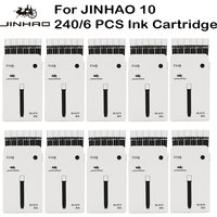 240/6 PCS JINHAO For 20 10 A1 A2 Majohn Press Fountain Pen Ink Refill Cartridges 5.5mm Caliber Office Supplies School Stationery