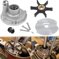 YMT Water Pump Impeller Kit 0382468 382468 Fits for Johnson Evinrude BRP OMC 10 15 18 20 25 HP Housing,777806 18-3377 46-13179