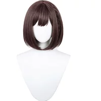 Anime Shinonome Ena Cosplay Wig Grey Pink Brown Short Heat Resistant Synthetic Hair Halloween Party Wigs