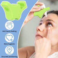 Eye Drop Guide reusable Eyedrops Holder Eye Drops Helper Eye Drops Artifact Auxiliary Bracket Eyedrop Guide Aid Applicator