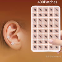 400patches Ear Care Seeds Acupuncture Auricular Disposable Ear Stickers Massage Therapy Needle Patch Auricular Auriculotherapy