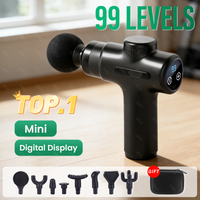 Mini 99 Speed Massage Gun Professional Electric Fascia Gun Portable Powerful Handheld Deep Tissue Muscle Vibrating Massager