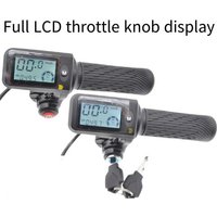 AliExpress GIYO Throttle Grips Designed for Electric Bikes with Large LCD Screen Supports Multiple Voltages Including 36V and 48V Systems