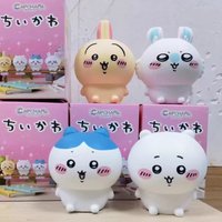 Chiikawa Cute Hollow Figures Set Kawaii Cartoon Animal Dolls Ornament Collectible Toy Desktop Decoration Gift for Friends