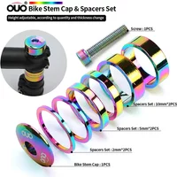 AliExpress NONE OUO MTB Bicycle Stem Top Cap Headset Cover Spacers Kit Front Fork Ring Spacer