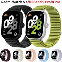 Nylon Loop Strap For Bracelet Smart Watch Breathable Wristband For Xiaomi Mi Band 9 Pro/8 Pro Correa Accessories Redmi Watch 5 4