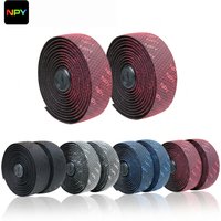 NPY Road Bike Tapes Silicone Bike Handlebar Cover Soft Anti-slip Bike Handlebar Tapes Band Racing Bicycle Handle Strap