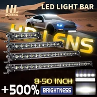HAOLIDE Super Bright 7" 14" 20" 26" 32" 38" 44LED Light Bar Offroad 12V 24V Spotlight LED Work Light for Truck 4x4 off-road use
