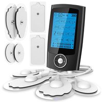 Elektrischer EMS-TENS-Körper-Elektromyostimulator, 2 Kanäle, 16 Massageprogramme, elektronisches Pulsmassagegerät für den Körper.