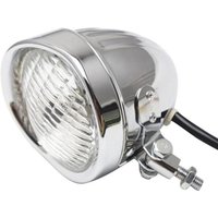 AliExpress NONE Universal Round Motorcycle Headlight Chrome Housing LED Headlamp Clear Lens for Harley Chopper Touring Custom Bike Lighting