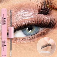 Bond & Seal Eyelash Glue 2-in-1 Clustered Eyelash Clear Latex Free Waterproof for DIY Sensitive Lash Extension Glue Makeup Tools