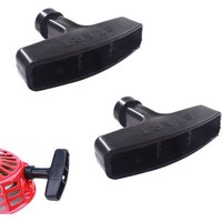 2pc Pull Start Recoil Handle Black Engine Starter Handle Grip For GX200 GX240 For GX270 For GX340 For GX390 Lawn Mower Generator