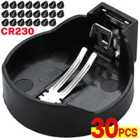10-30Pcs CR2450 Battery Case Holder BS-2450-1 3V 2 Pins Direct Plug Button Cell Box 2450 Battery Storage Case Compartment