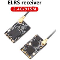 10PCS ELRS 915MHz / 2.4GHz NANO ExpressLRS Receiver with T type Antenna Support Wifi upgrade for RC FPV Drones Parts