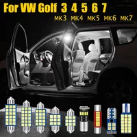 For Volkswagen VW Golf 3 4 5 6 7 MK3 MK4 MK5 MK6 MK7 Car Front Rear Dome/Map 12V LED Reading Light Bulb Trunk Lights Accessories