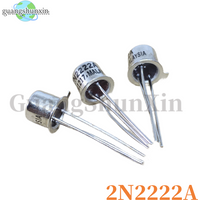 10PCS 2N2222A 2N2222 TO-18 NPN 40V 0.8A Transistor