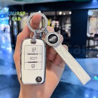 Soft TPU Car Key Box Cover For Roewe RX5 MG3 MG5 MG6 MG7 MG ZS GT GS 350 360 750 W5 Shell Fob Bag Holder Protector